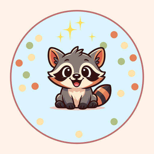 The Emotionally Moisturized raccoon mascot